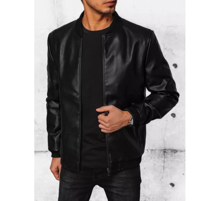 Pánská kožená bunda černá Dstreet model 21967841 - FashionStreet
