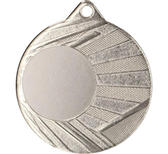 Stříbrná medaile s místem pro nálepku š 50 mm
