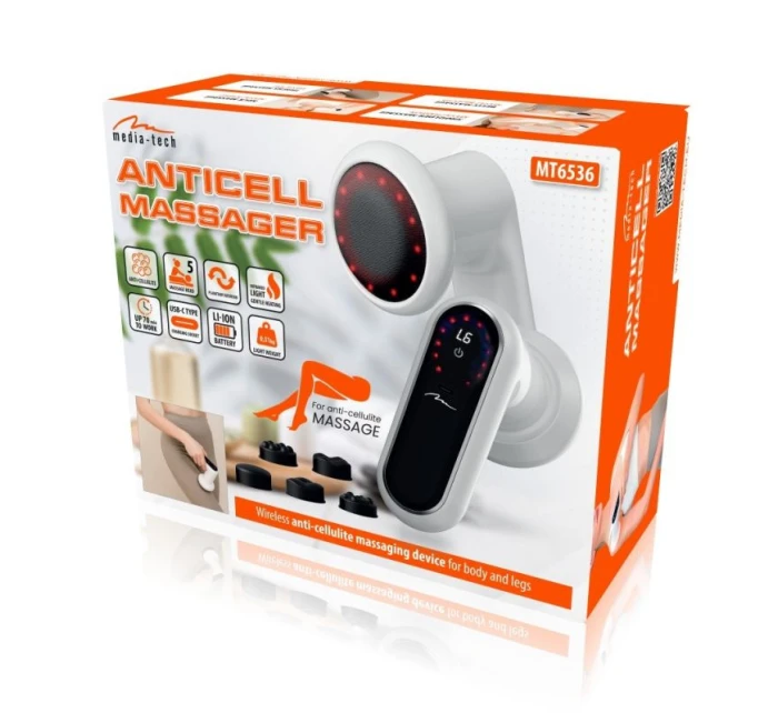 MEDIA-TECH ANTICELULITIDOVÝ MASÁŽNÍ PŘÍSTROJ ANTICELL MT6536