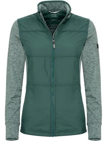 Cutter & Buck Stealth Jacket Women Dámská hybridní strečová bunda 68.1443 pine green Cutter & Buck Stealth Jacket Women Dámská hybridní strečová bunda 68.1443 pine green