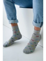 PÁNSKÉ PONOŽKY 3/4 BAREVNÉ AUTÍČKA 1153.039