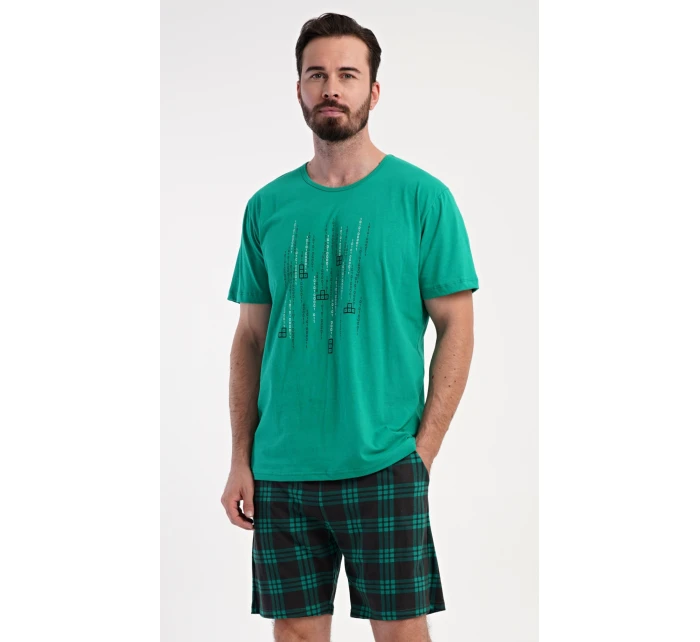 Pánské pyžamo šortky Tetris Pánské pyžamo šortky Tetris