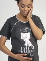 Dámská noční košile mateřská Little cat