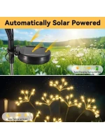 SOLÁRNÍ LUCERNA DMYCHADLO STROM OHŇOSTROJE 72CM 60 VEDL