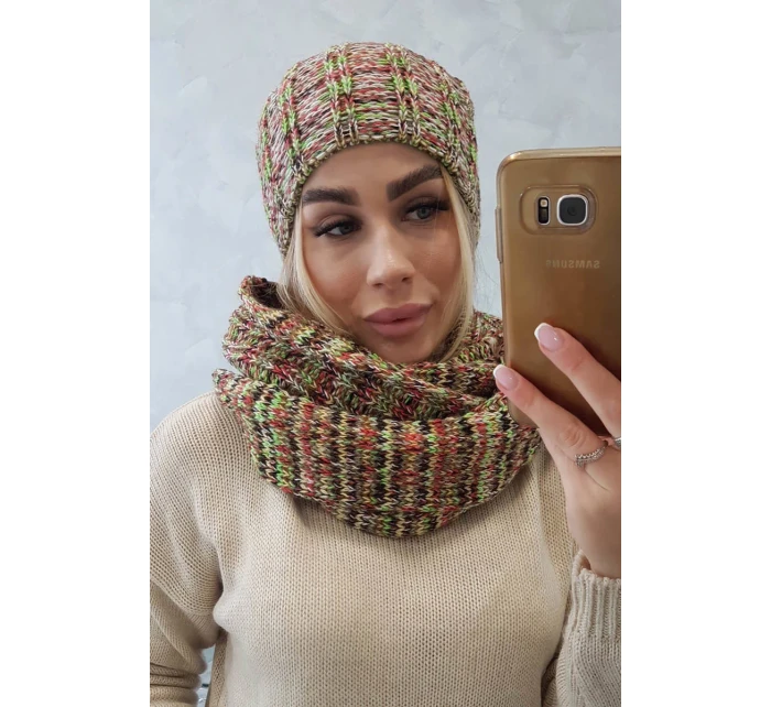 Dámská fleecová souprava 4 neon green model 18751127 - K-Fashion Dámská fleecová souprava 4 neon green model 18751127 - K-Fashion