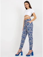 Dámské kalhoty D73770M61869J tmavě modré - FPrice Dámské kalhoty D73770M61869J tmavě modré - FPrice