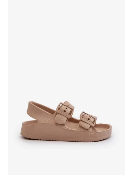 Dětské lehké sandále s přezkami BIG STAR Béžové Dětské lehké sandále s přezkami BIG STAR Béžové