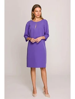 Dámské šaty S394  fialové - Stylove