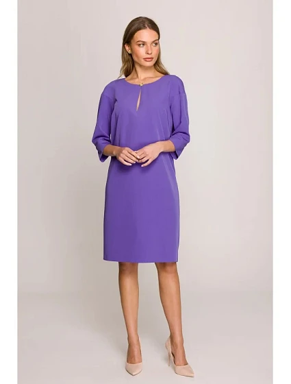 Dámské šaty S394  fialové - Stylove