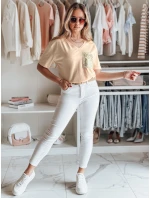 Dámské tričko TASTI peach FashionStreet RY2599