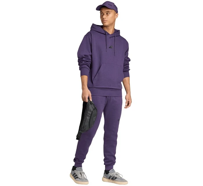 Pánská mikina adidas Essentials Feelcozy purple JX5661 pánské barvy