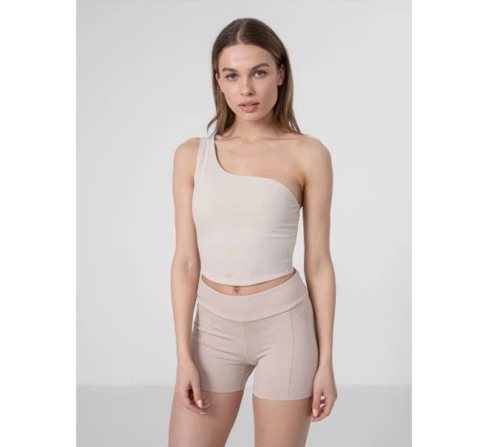 Dámský top na jedno rameno na jógu 4F H4Z22-TSD033