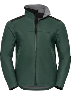 Russell Athletic 018M Pracovní 3-vrstvá softshellová bunda 12.018M bottle green
