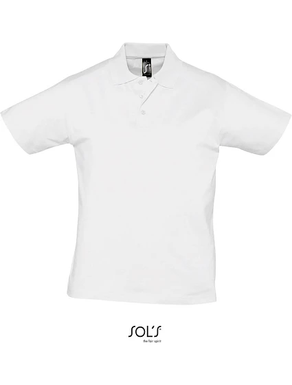 SOL'S Prescott Men Pánské žerzejové polo 25.1377 white SOL'S Prescott Men Pánské žerzejové polo 25.1377 white