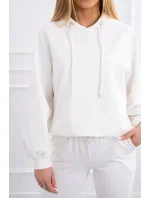 Tepláková souprava s kapucí ecru Tepláková souprava s kapucí ecru