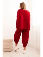 Komplet Punto Milano Winter mikina + kalhoty bordový Komplet Punto Milano Winter mikina + kalhoty bordový