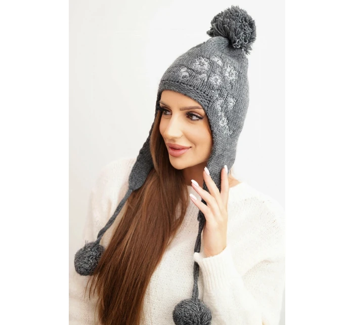 Dámská ušanka Emma K343 denim Dámská ušanka Emma K343 denim