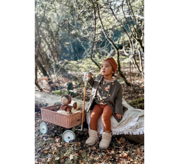 Dívčí teplé sněhule s mašlemi Béžove model 21597291 - Boto Dívčí teplé sněhule s mašlemi Béžove model 21597291 - Boto