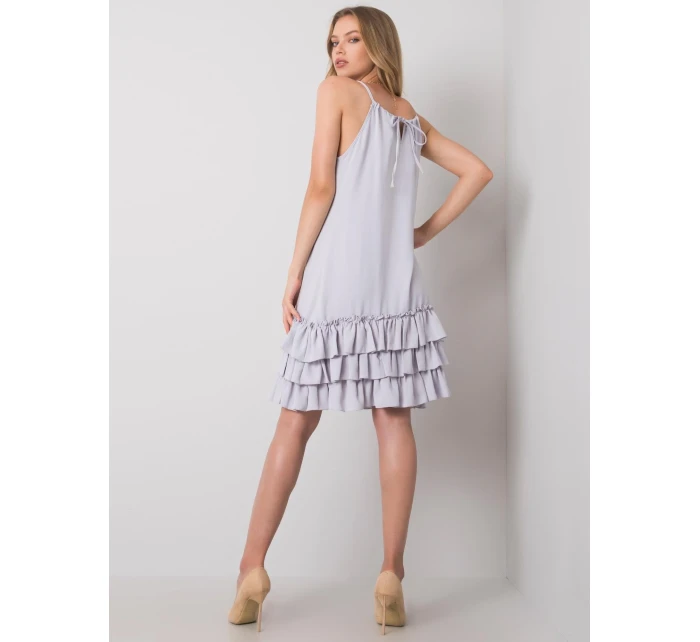 Šaty CHA SK model 15509191 světle šedá - FPrice Šaty CHA SK model 15509191 světle šedá - FPrice