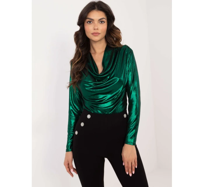 Bluzka DHJ BZ model 20606082 ciemny zielony - FPrice