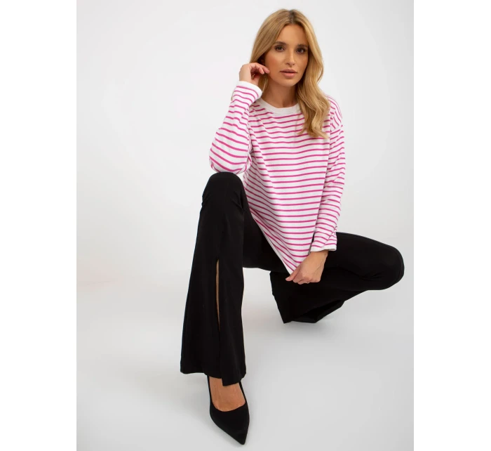 Dámský svetr LC SW 6006 .22 světle fialová - FPrice