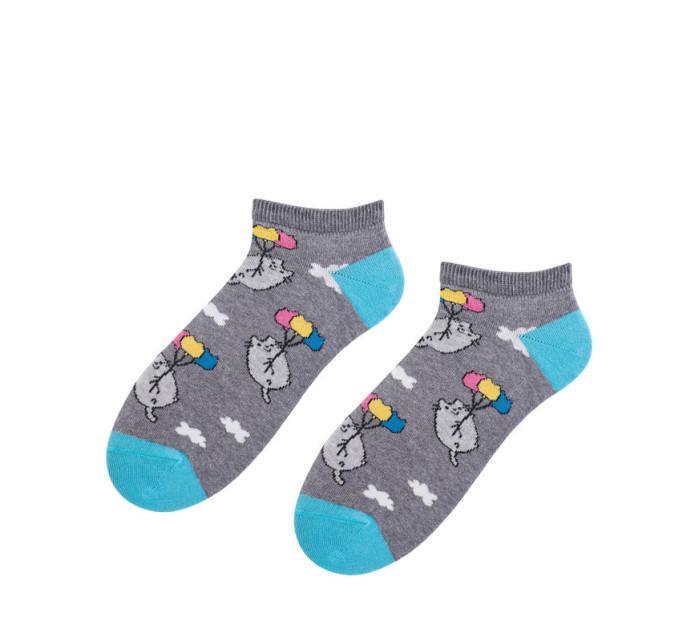 Ponožky Bratex POP-D-151 Grey Melange