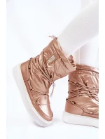 Dámské zateplené sněhule Big Star KK274194 Béžove Dámské zateplené sněhule Big Star KK274194 Béžove