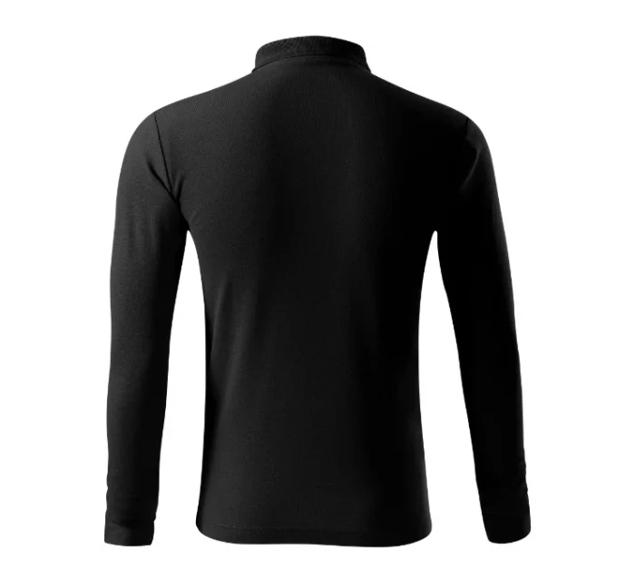 Pique Polo LS polokošile pánská černá