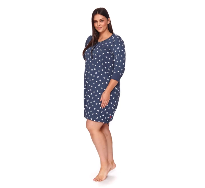 Dámská noční košile model 19529977 tm.modrá - DOCTOR NAP