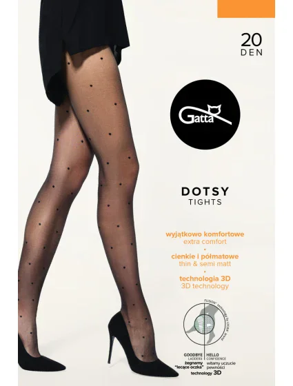 Dámské vzorované punčocháče model 21184190 - Gatta