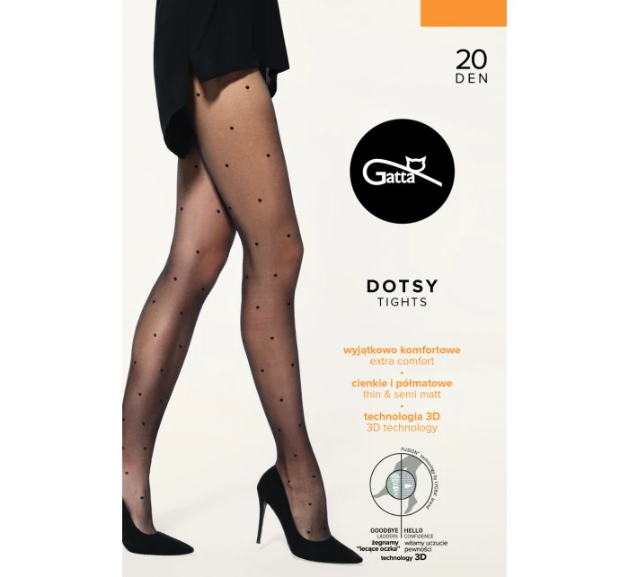 Dámské vzorované punčocháče model 21184190 - Gatta