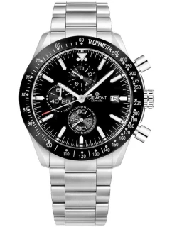Pánské hodinky Chronograph Sapphire Silver Black model 21807589 - Giewont