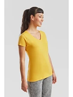 Fruit of the Loom Lady-Fit Valueweight V-Neck T Dámské tričko s výstřihem do V 16.1398 white Fruit of the Loom Lady-Fit Valueweight V-Neck T Dámské tričko s výstřihem do V 16.1398 white