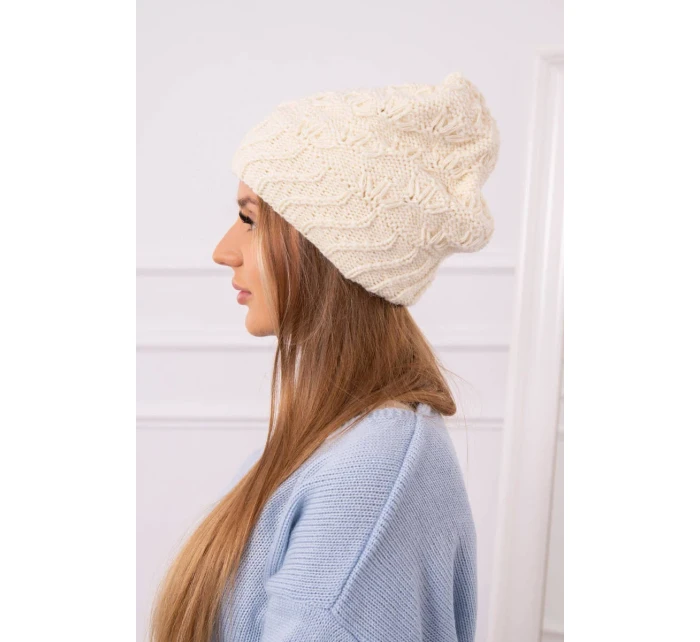 Dámská čepice Dagmara K332 ecru