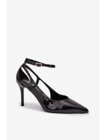 Lakované lodičky z eko kůže černé model 21788347 - Boto Lakované lodičky z eko kůže černé model 21788347 - Boto