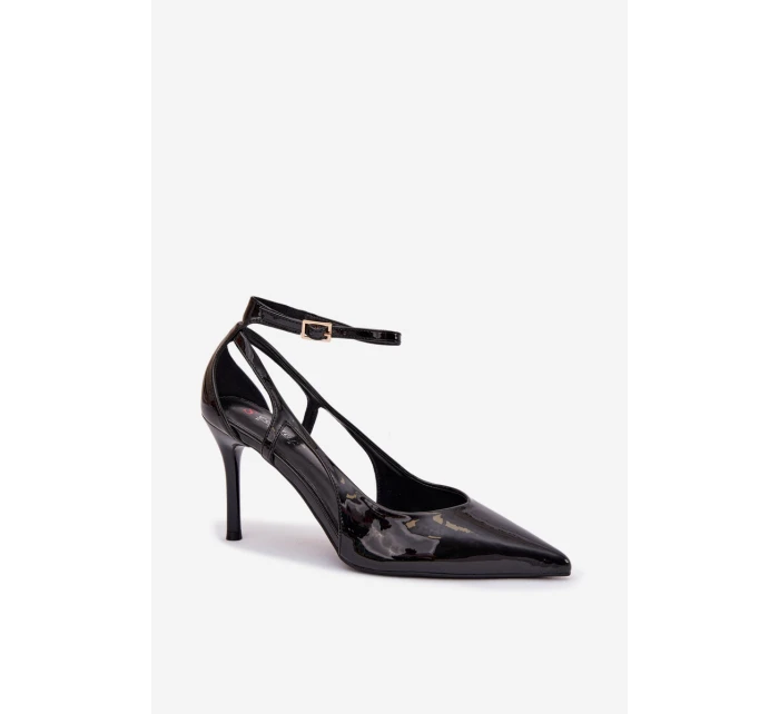 Lakované lodičky z eko kůže černé model 21788347 - Boto Lakované lodičky z eko kůže černé model 21788347 - Boto