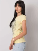 T košile EM TS ES 21 532.18 světle žlutá T košile EM TS ES 21 532.18 světle žlutá