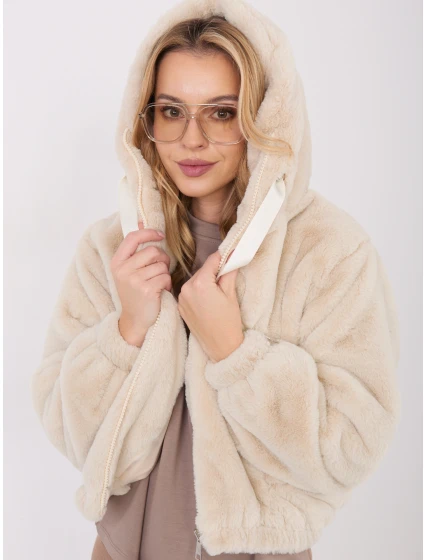 Kurtka KR jasny beżowy model 21782303 - FPrice Kurtka KR jasny beżowy model 21782303 - FPrice