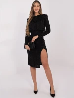 Sukienka IT SK model 21800520 czarny - FPrice Sukienka IT SK model 21800520 czarny - FPrice
