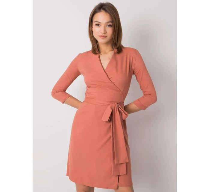 Šaty LK SK 507665.17P tmavě oranžová