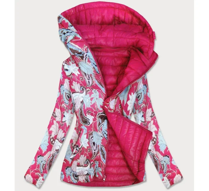 Růžová oboustranná dámská bunda model 9088271 - Libland Růžová oboustranná dámská bunda model 9088271 - Libland