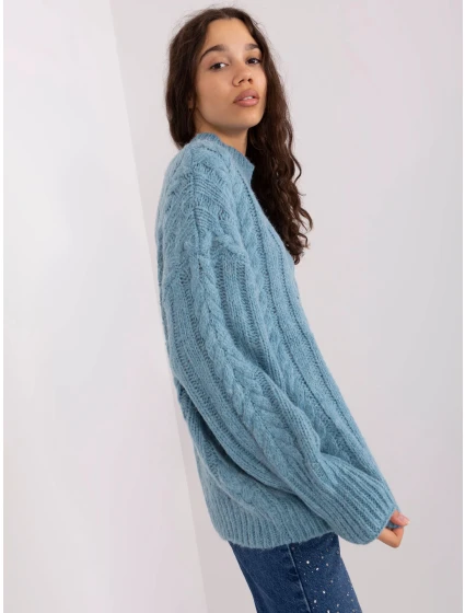 Sweter AT SW  niebieski model 19018672 - FPrice