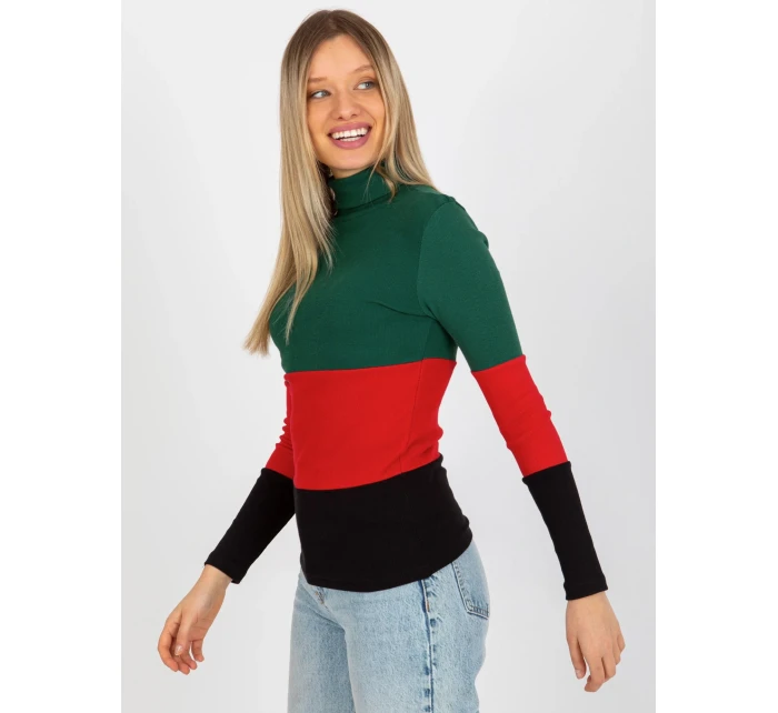 Dámská halenka RV BZ 8465 1.93P tmavě zelená - FPrice