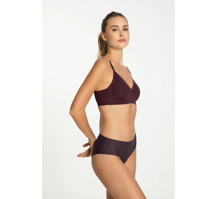 Julimex Dark Plum Simple Classic kalhotky S-XL Julimex Dark Plum Simple Classic kalhotky S-XL