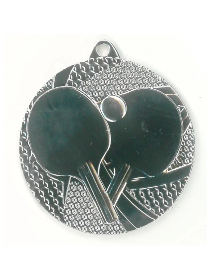 Stříbrná medaile - stolní tenis - ocelová medaile