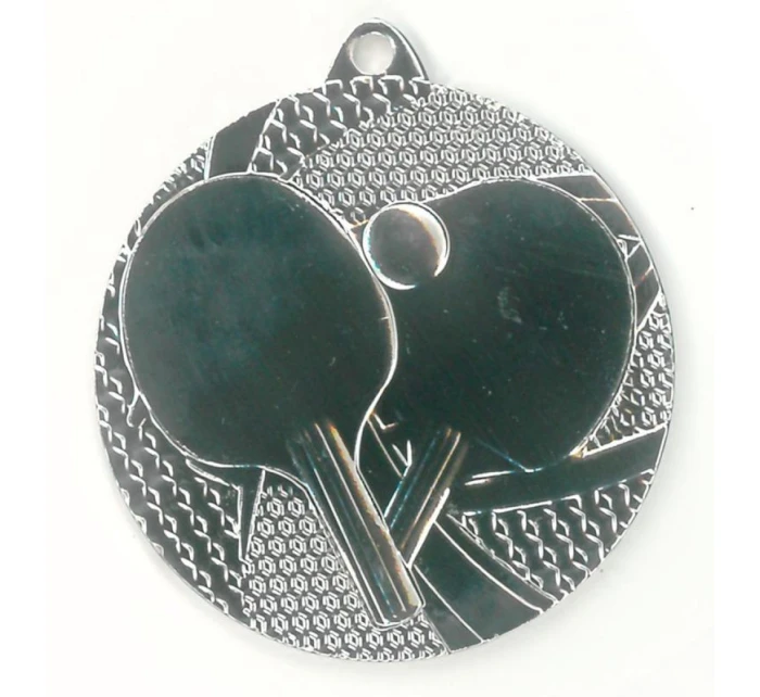 Stříbrná medaile - stolní tenis - ocelová medaile