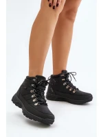 Zateplené Pánské Trekingové Boty Černé model 21676995 - Lee Cooper Zateplené Pánské Trekingové Boty Černé model 21676995 - Lee Cooper