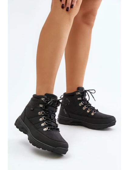 Zateplené Pánské Trekingové Boty Černé model 21676995 - Lee Cooper Zateplené Pánské Trekingové Boty Černé model 21676995 - Lee Cooper