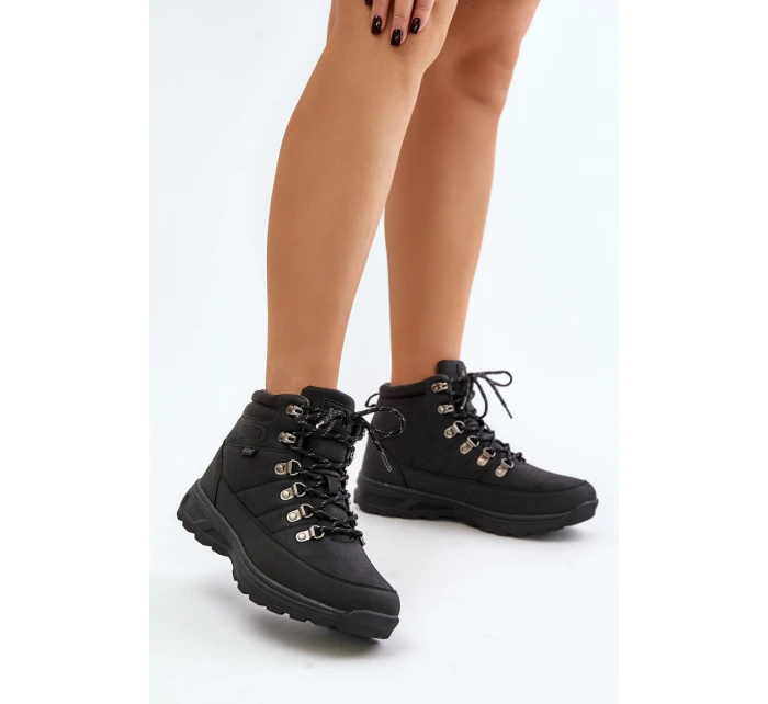 Zateplené Pánské Trekingové Boty Černé model 21676995 - Lee Cooper Zateplené Pánské Trekingové Boty Černé model 21676995 - Lee Cooper