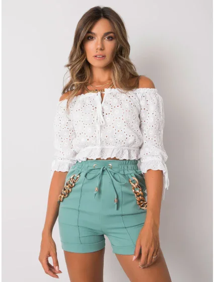 Šortky DHJ SN 13260.38P tyrkysová